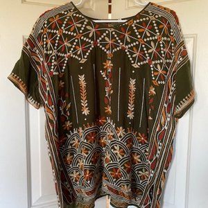 Johnny Was Embroidered Top